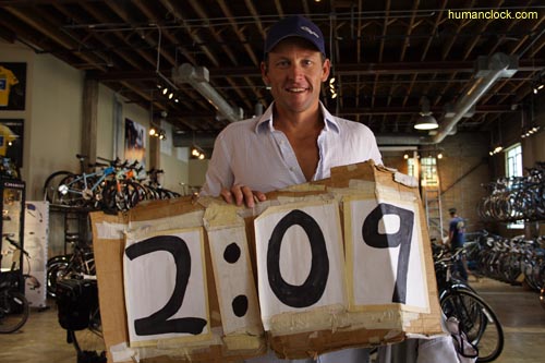 Lance Armstrong on humanclock.com